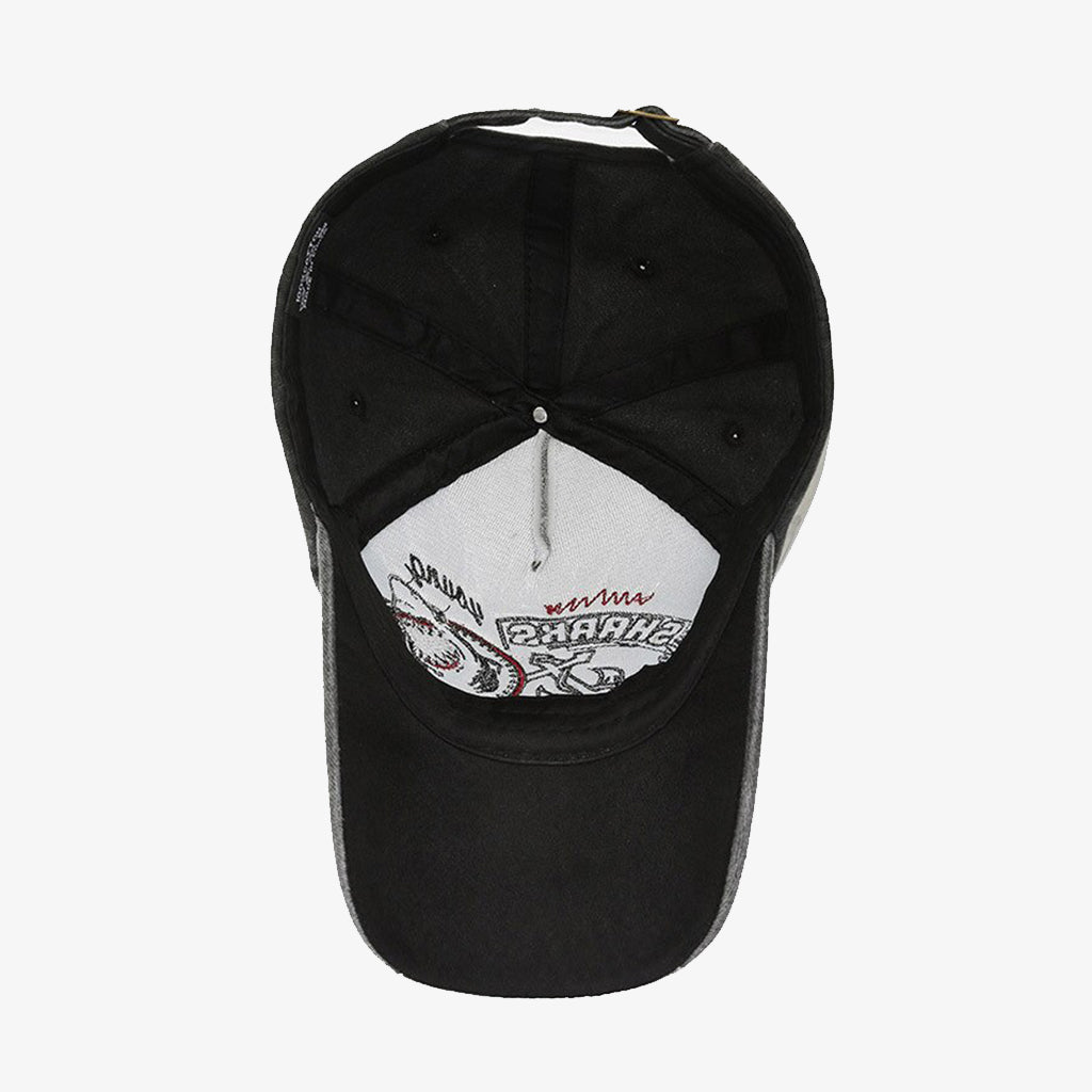Grey Shark Embroidered Cap - CP011