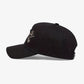 Black S Embroidered Snapback Baseball Cap - CP037