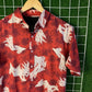 Fly Fish Red Printed Shirt - MS050