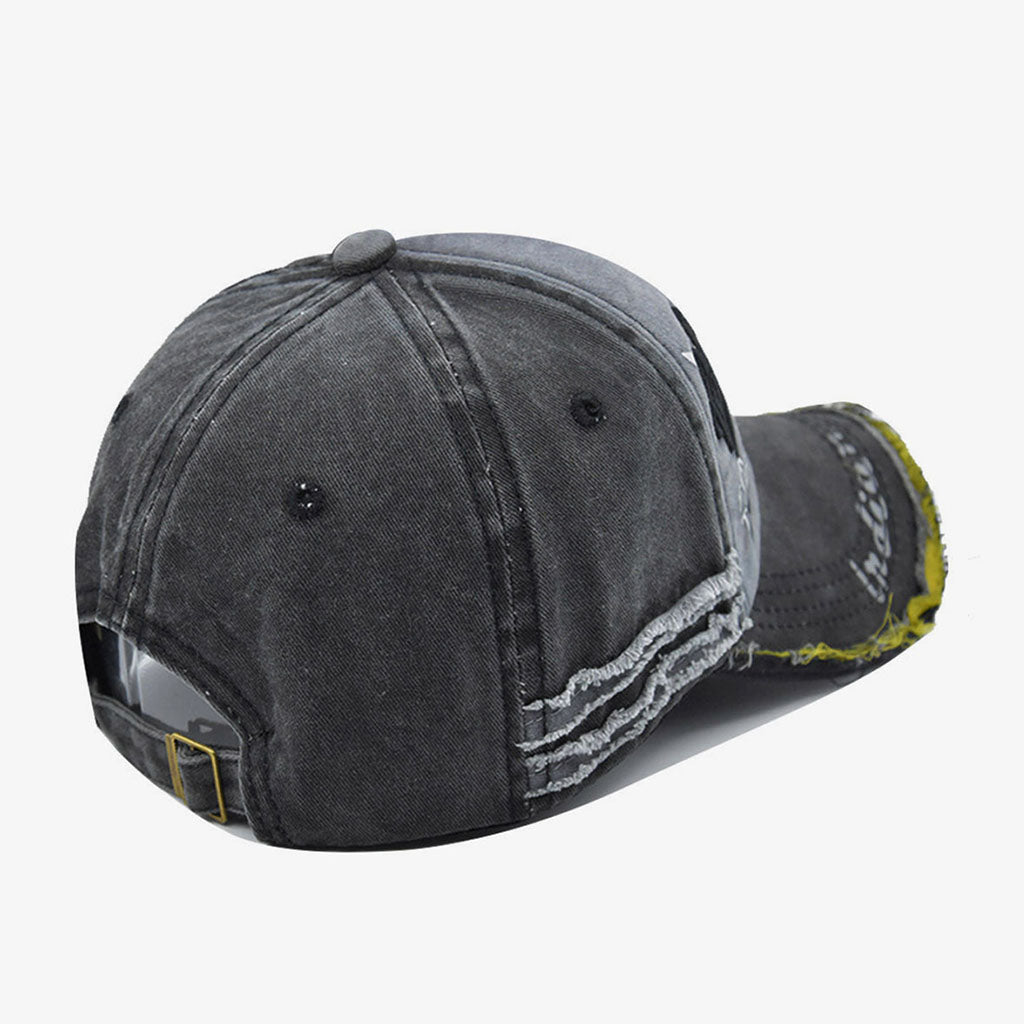 Grey Rugged Baseball Cap - CP003