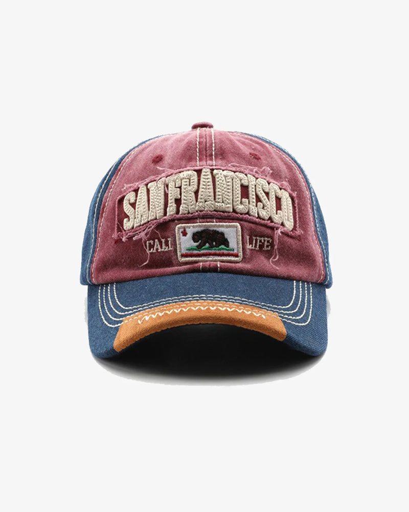 San Francisco Embroidered Vintage Cap - CP041