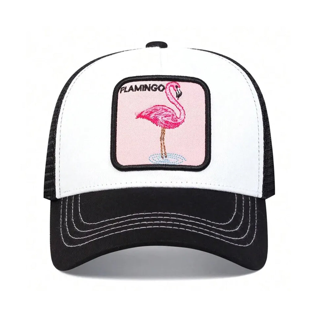 Flamingo Patch Embroidered Baseball Cap - CP058