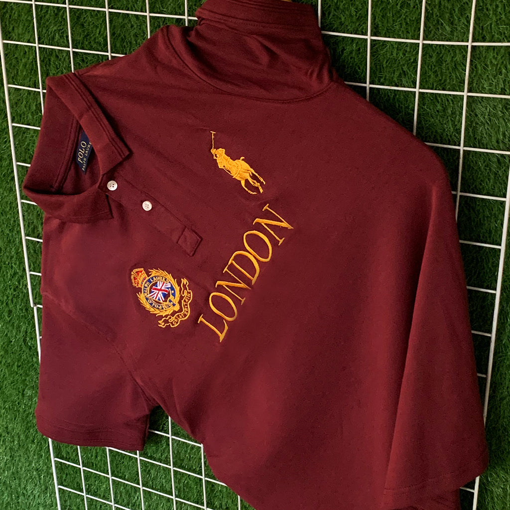 Classic Maroon London Polo Shirt