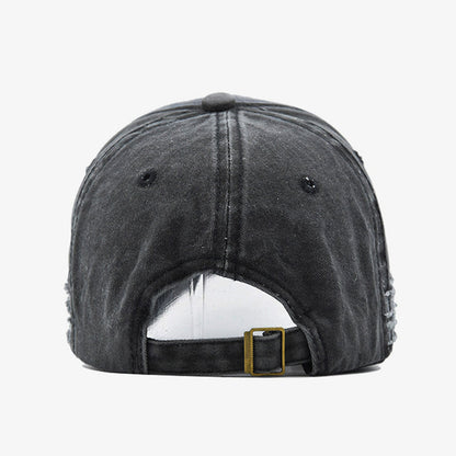 Grey Rugged Baseball Cap - CP003