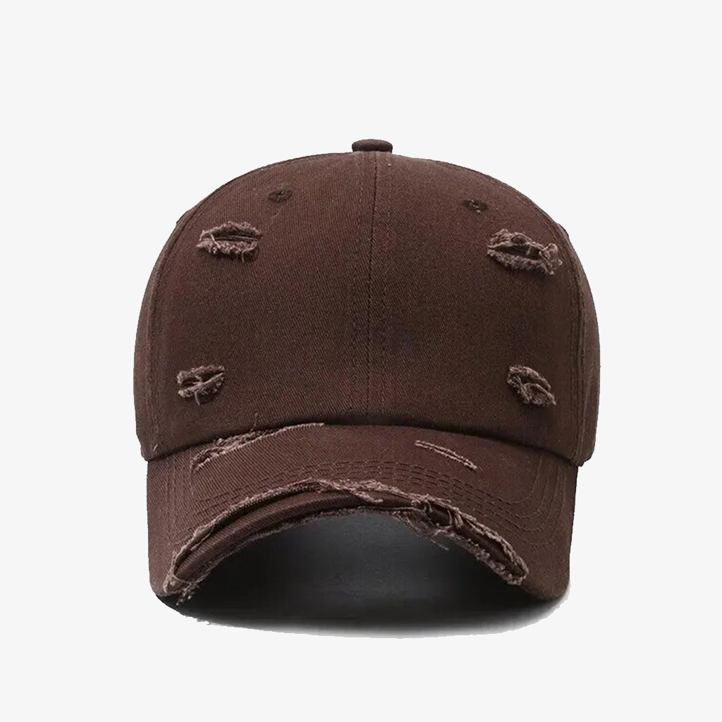 New Broken Edge Brown Baseball Cap - CP022