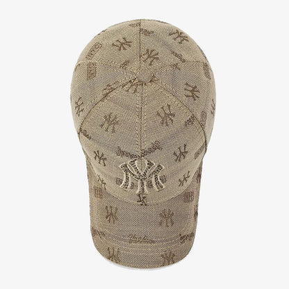 NY Embroidered Classic Beige Cap - CP027