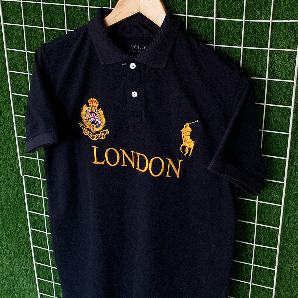 Classic Navy London Polo Shirt