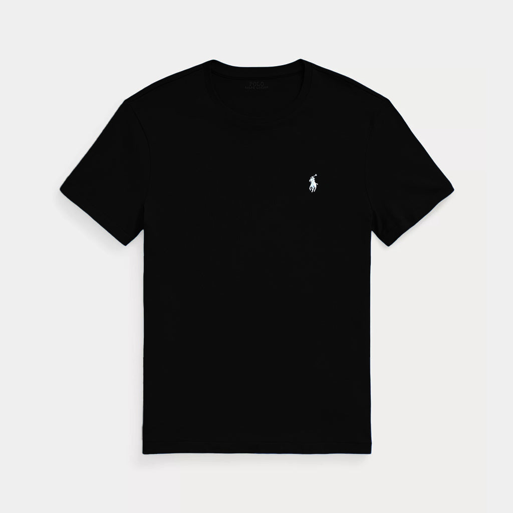 Classic Pony Logo Black Crewneck T-Shirt