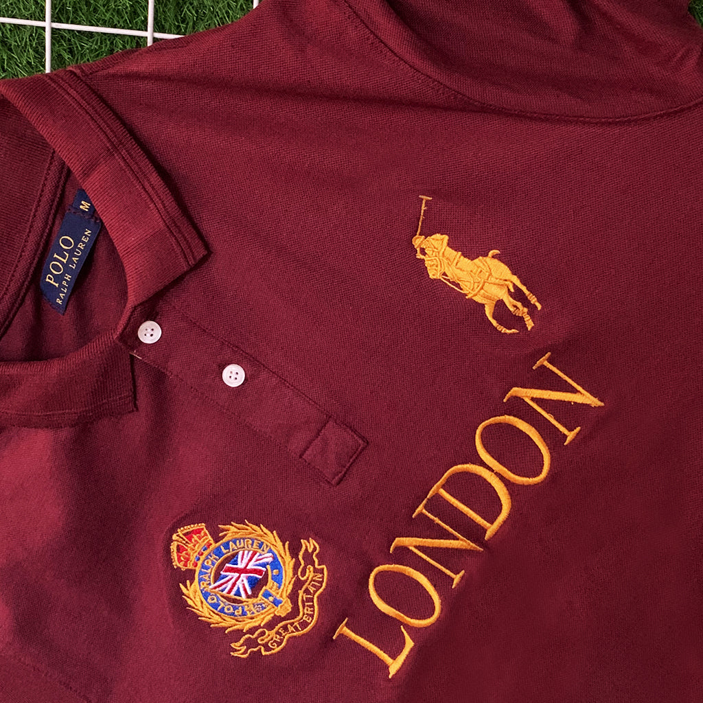 Classic Maroon London Polo Shirt