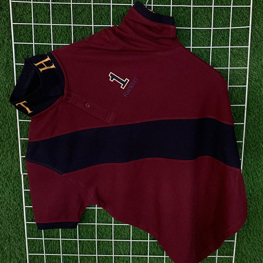 Premium HCKT Maroon Contrast Polo Shirt