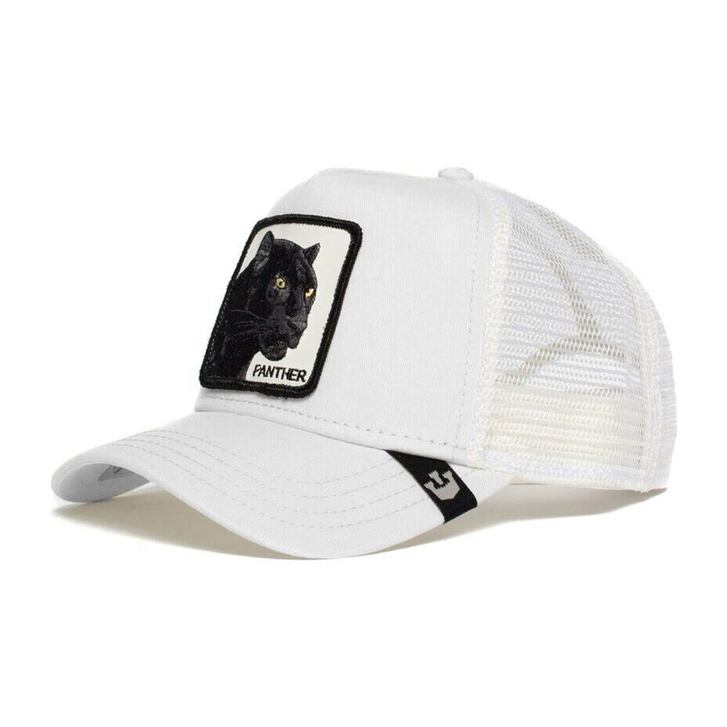 Black Panther Snapback White Cap - CP005