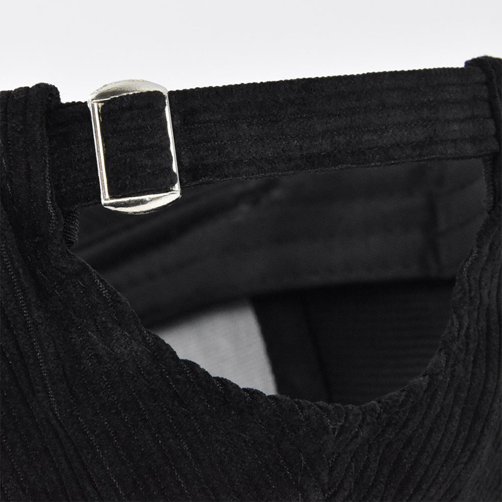 Black Corduroy Versatile Baseball Cap - CP020