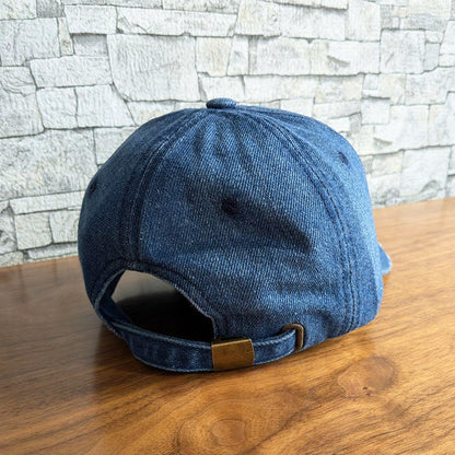 NY Blue Denim Embroidered Cap - CP085