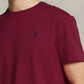 Classic Pony Logo Burgundy Crewneck T-Shirt