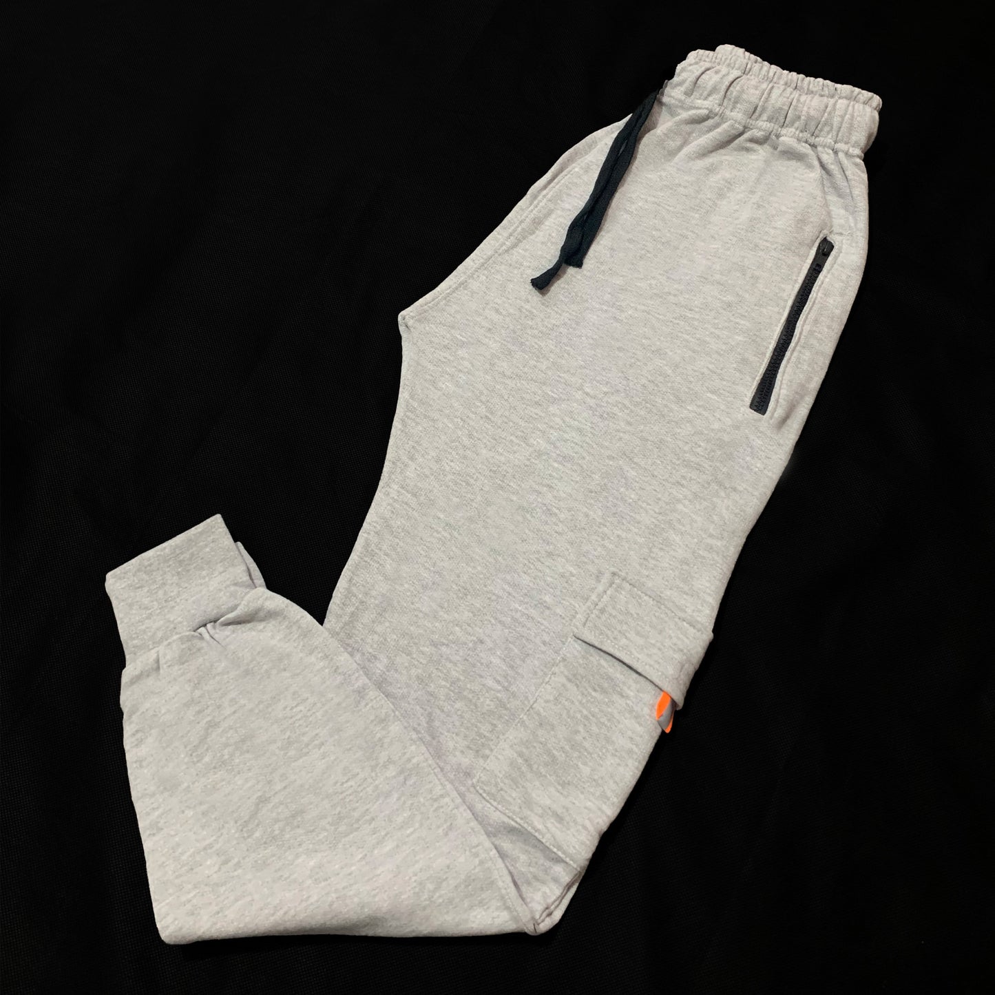 Basic Heather Grey Cargo Trouser