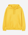 Yellow Plain Hoodie