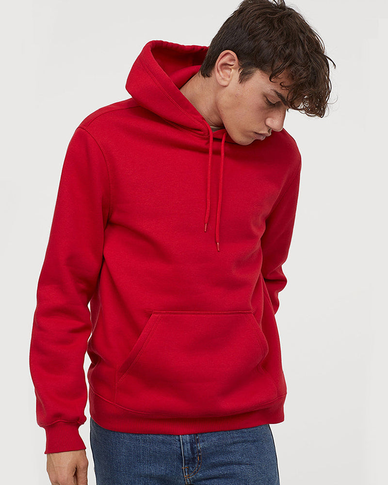 Red Plain Hoodie