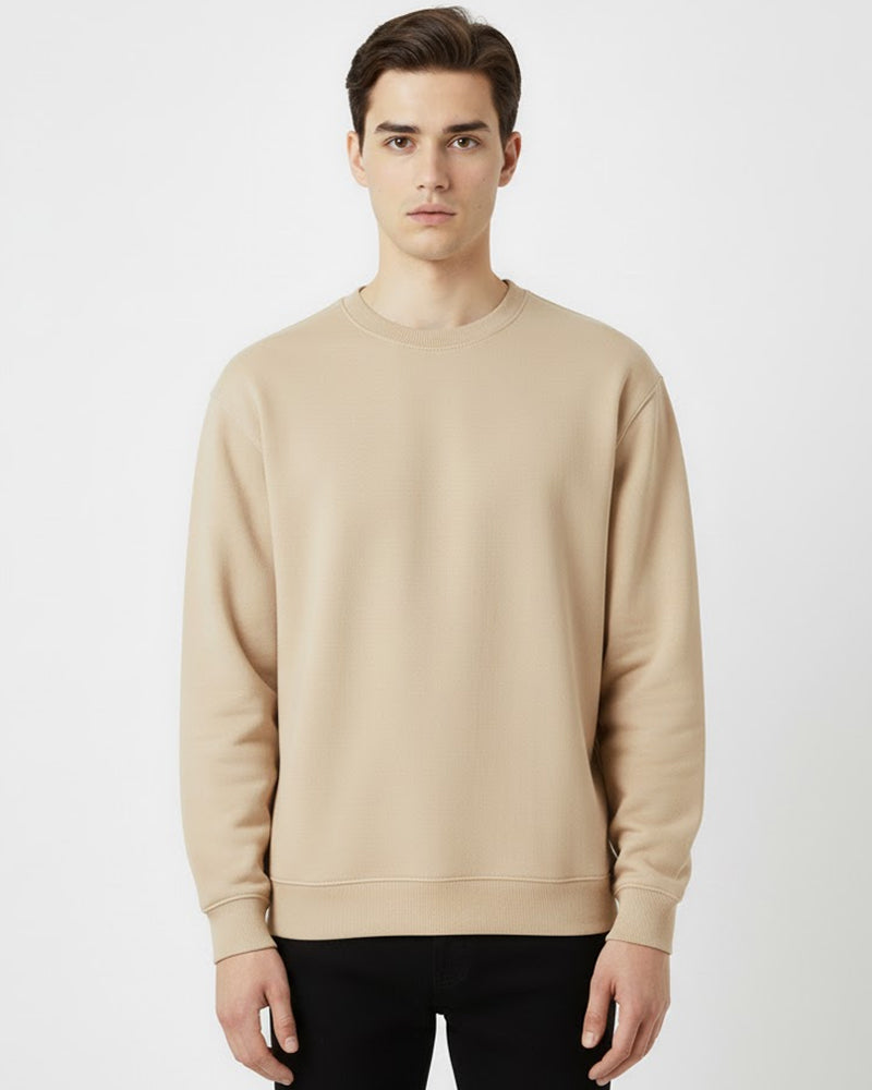 Basic Beige Sweatshirt