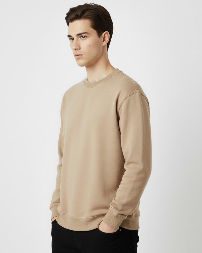 Basic Beige Sweatshirt
