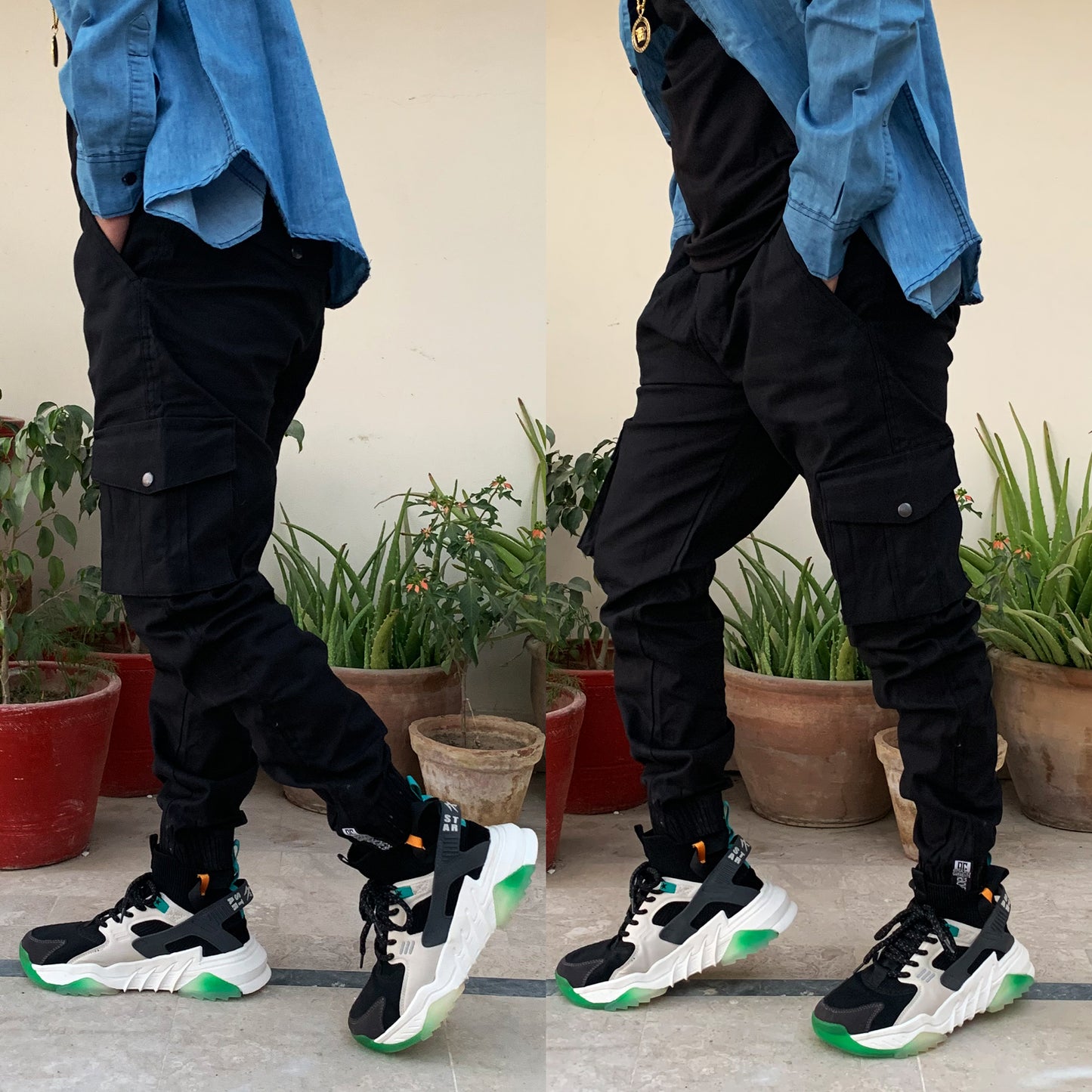 Black Cargo Pants