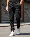 Black 6 Pockets Cargo Pant