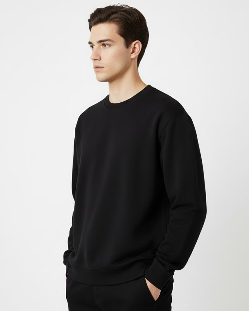 Basic Black Sweatshirt