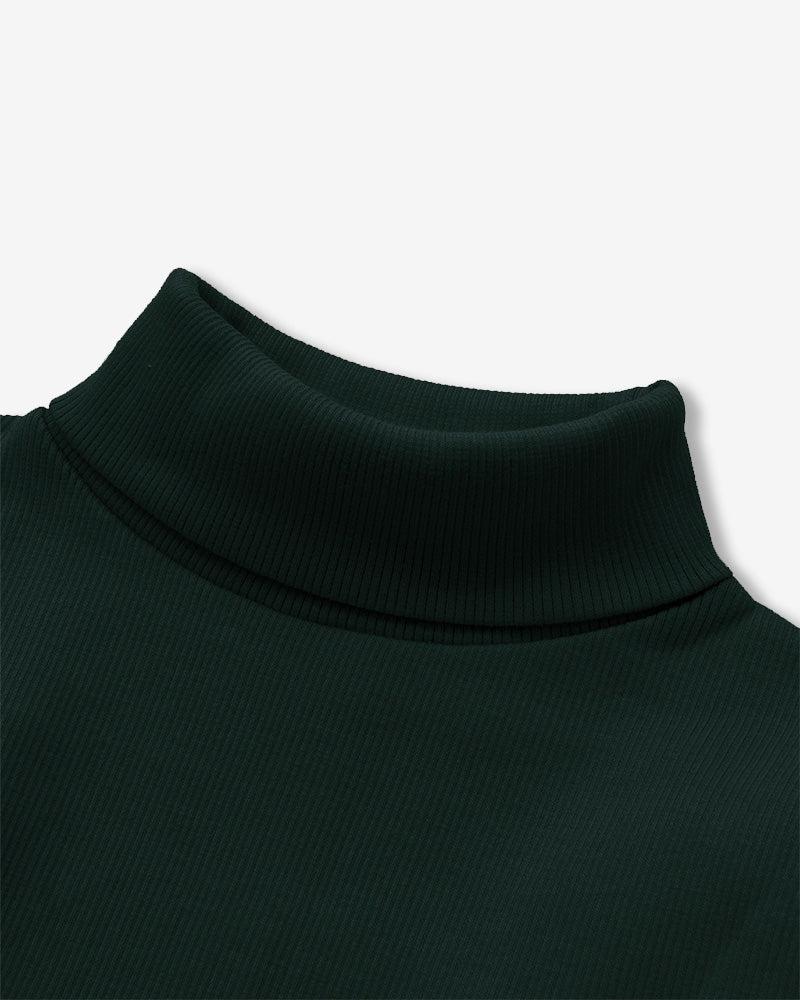 Bottle Green Turtle Neck