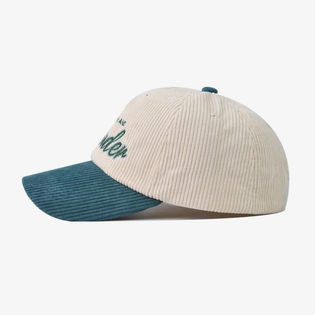 Green Wonder Embroidered Corduroy Cap - CP042