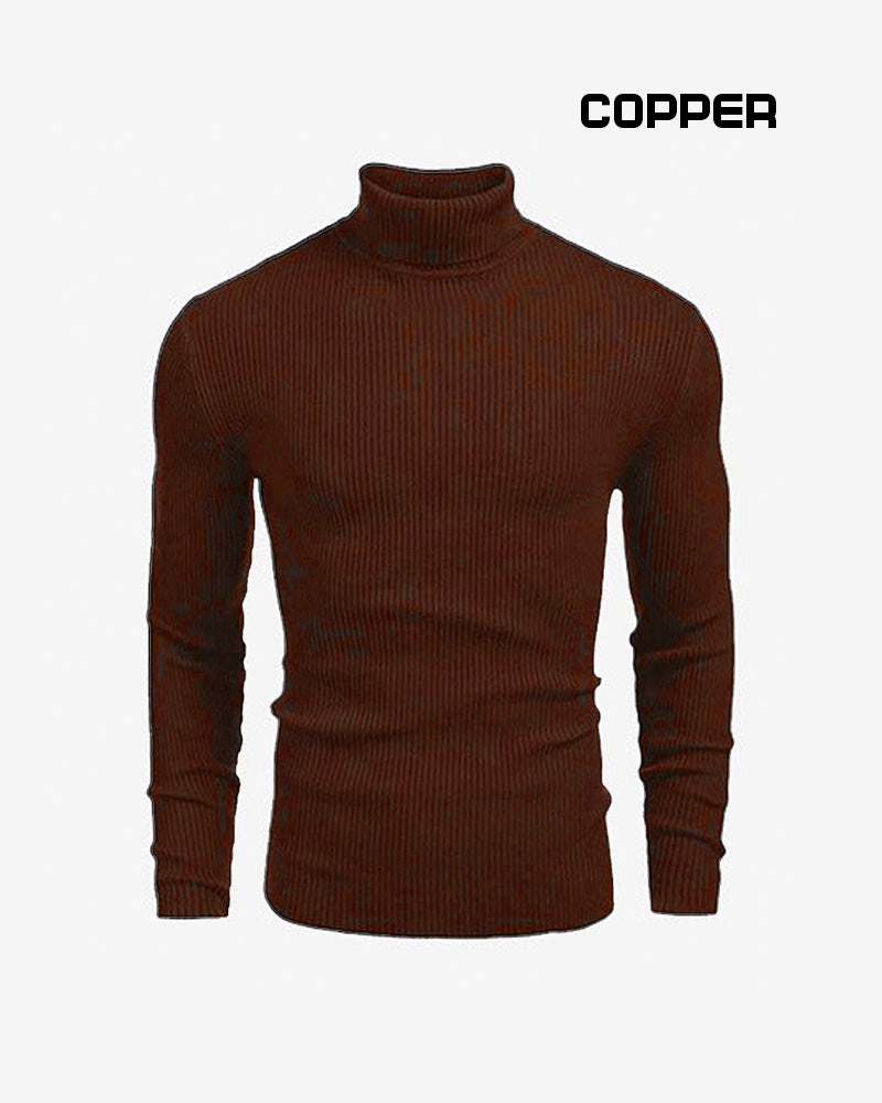 Copper Brown Turtle Neck