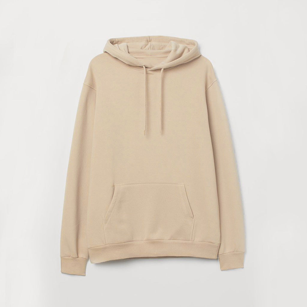 Vanilla Beige Basic Hoodie