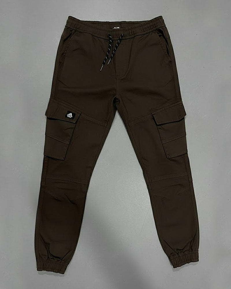 Dark Brown 6 Pockets Cargo Pant
