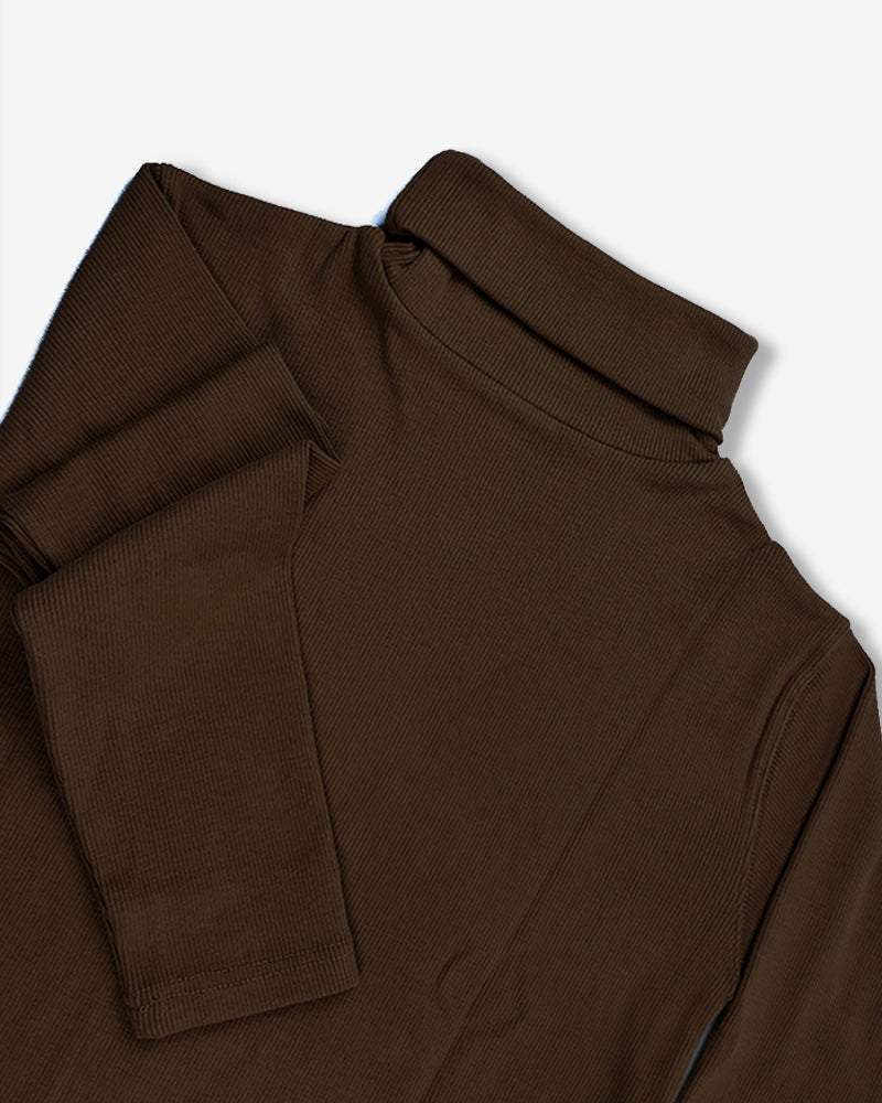 Dark Brown Turtle Neck