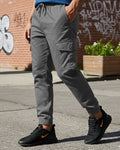 Basic Grey 6 Pockets Cargo Pant