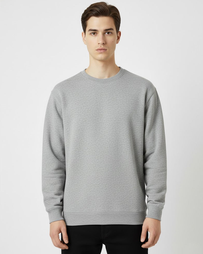 Basic Heather Grey Sweatshirt