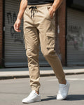 Khaki 6 Pockets Cargo Pant