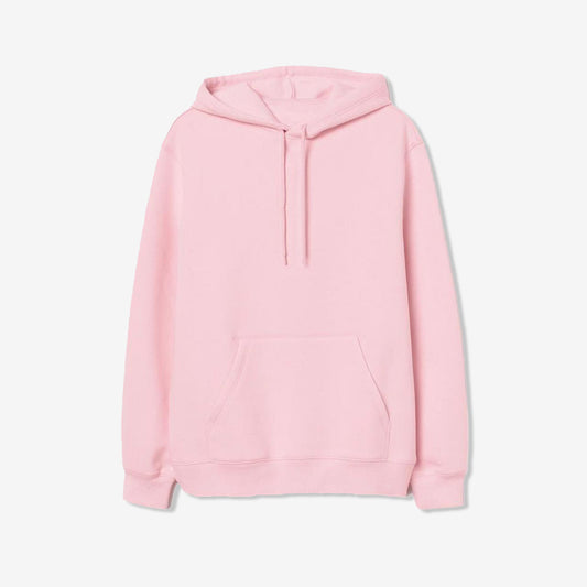 Pink Plain Hoodie