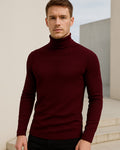Maroon Turtle Neck