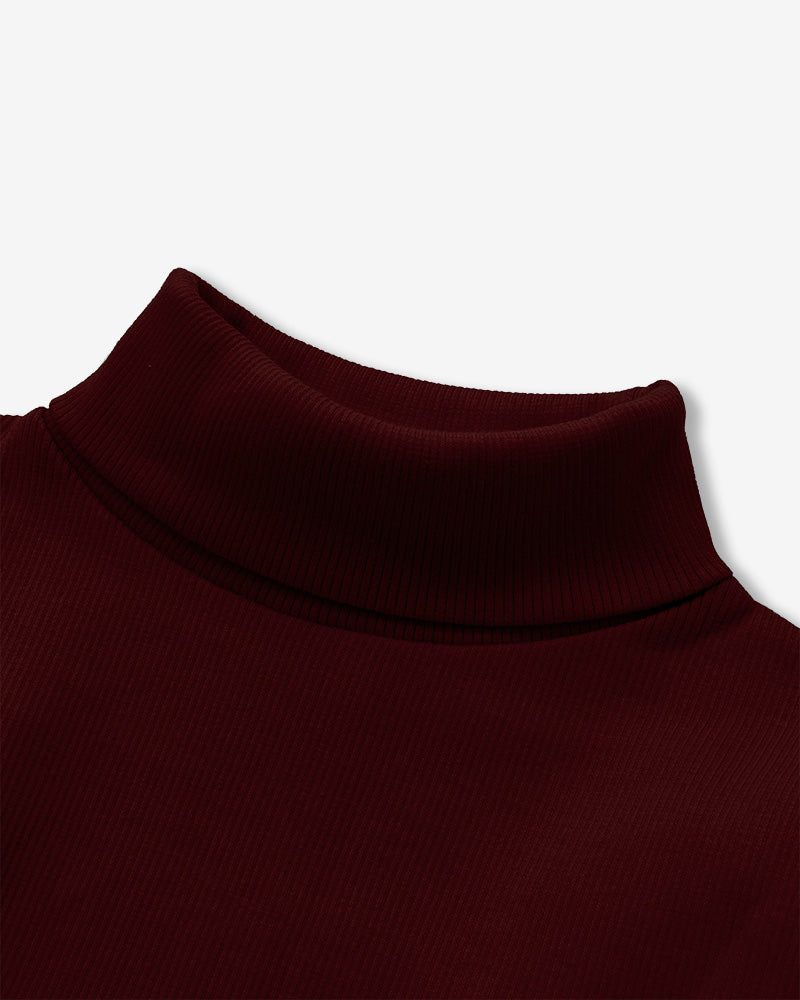 Maroon Turtle Neck