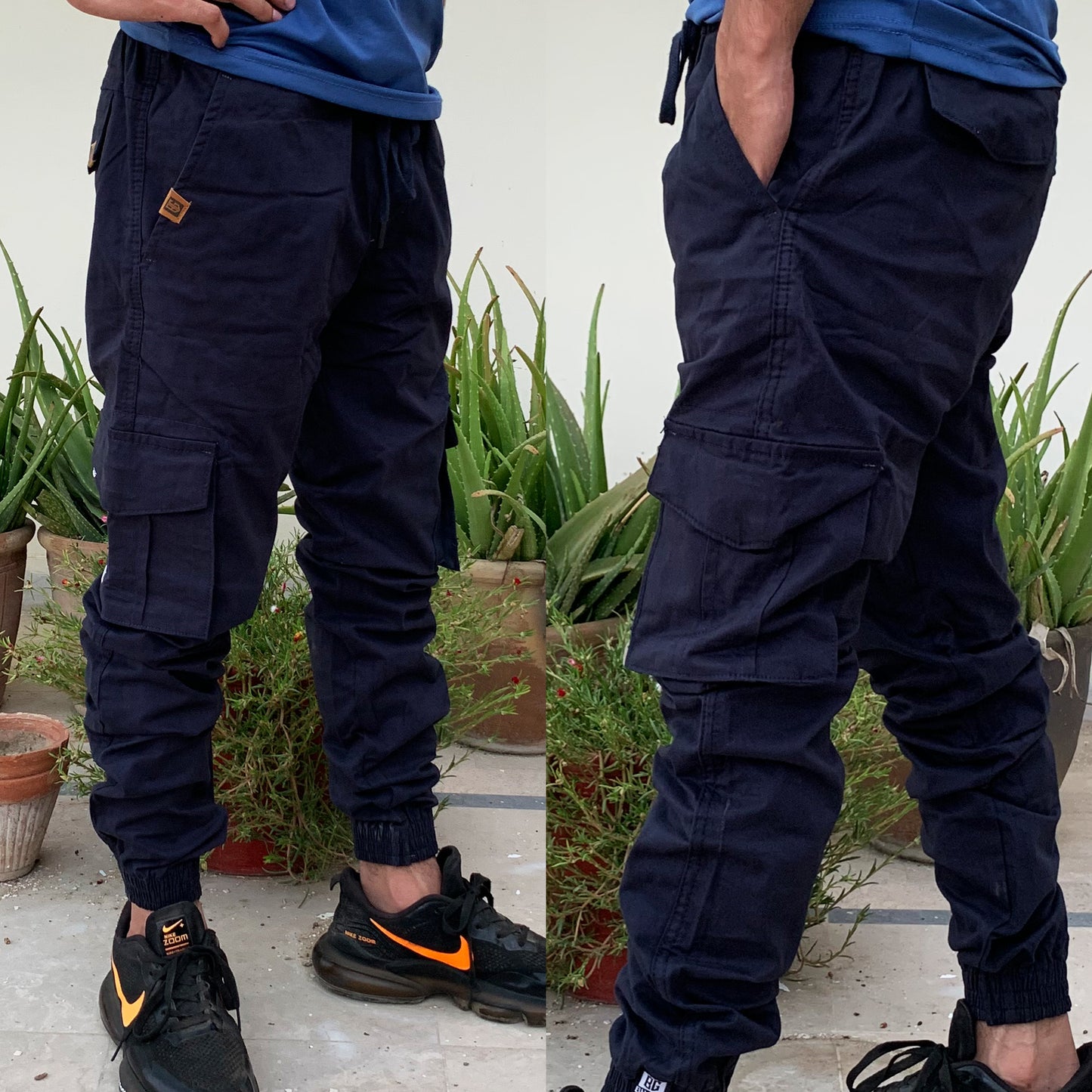 Basic Navy Cargo Pants