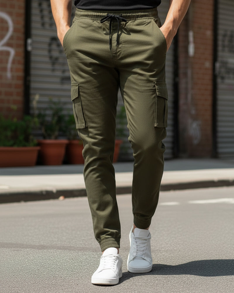 Olive Green Cargo Pants