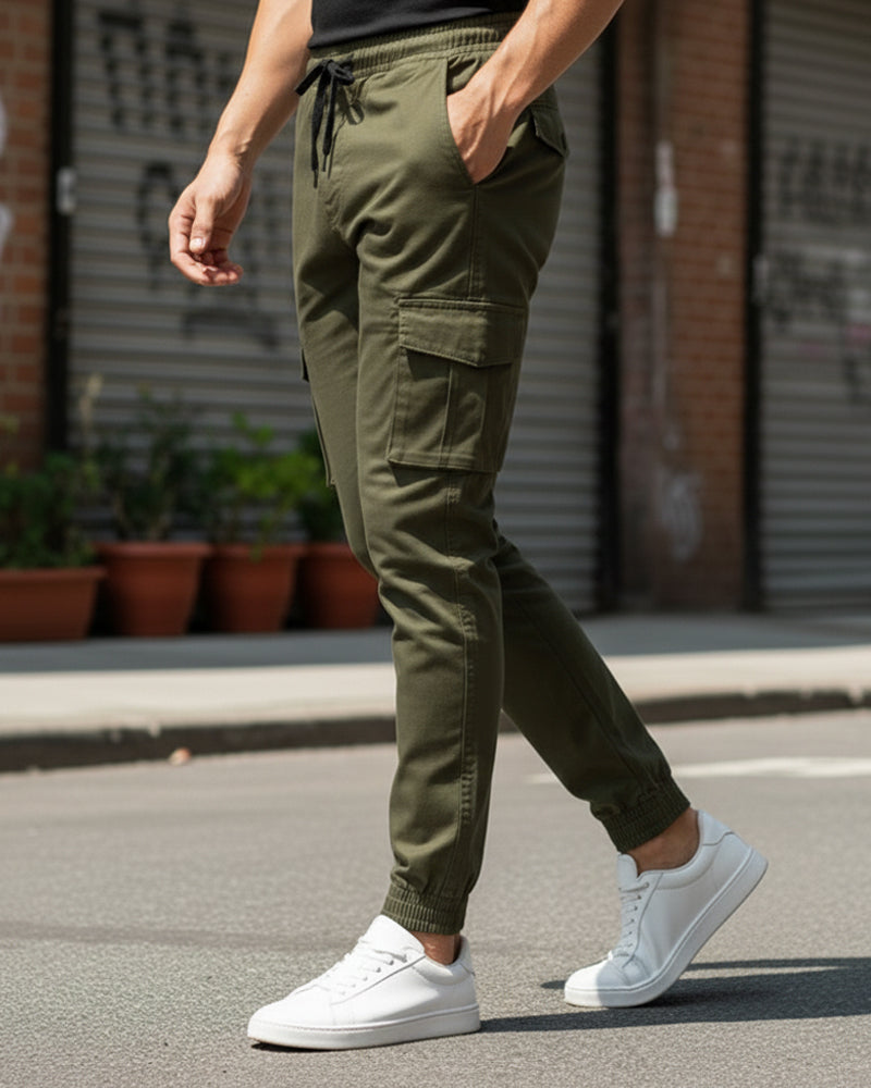 Olive Green Cargo Pants
