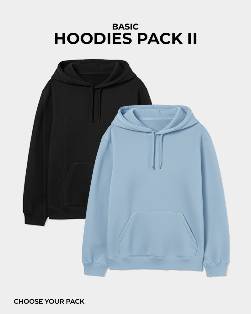 Pack of 2 - Basic Hoodies