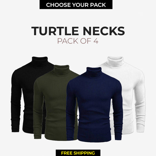 Turtle Neck Pack of 4