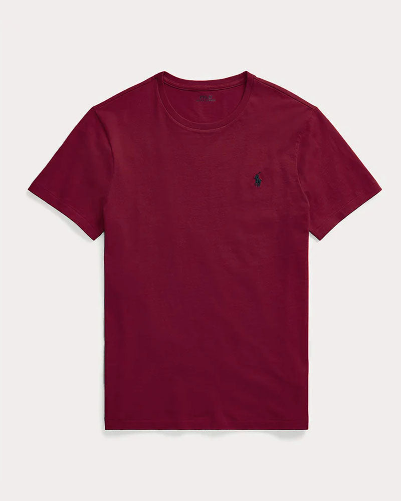 Classic Pony Logo Maroon Crewneck T-Shirt