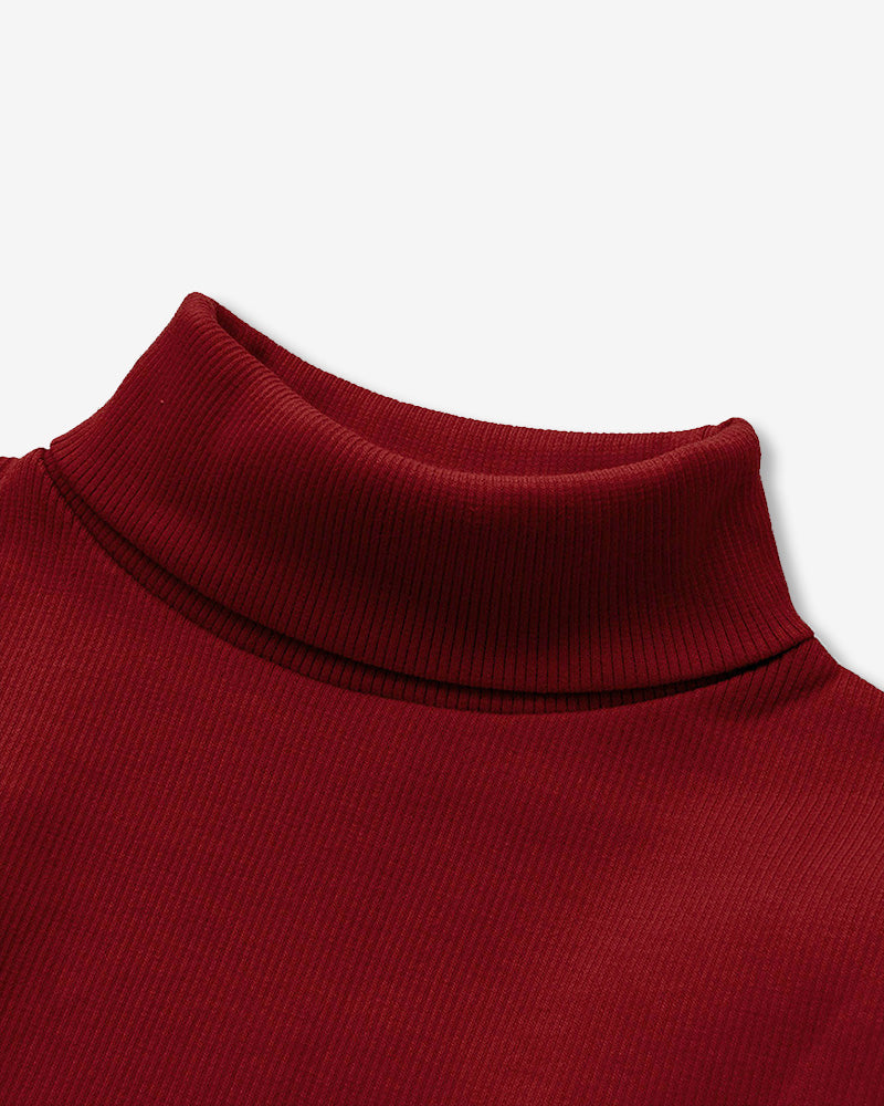 Cardinal Red Turtle Neck