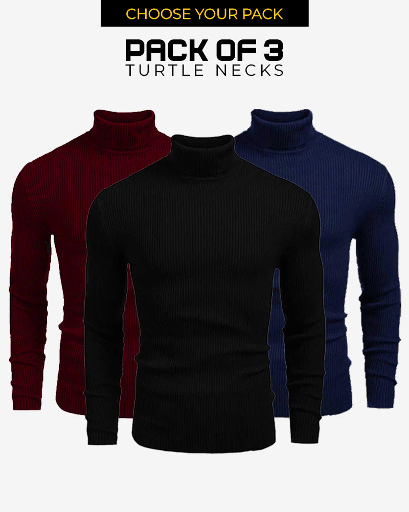 Turtle Neck Pack of 3