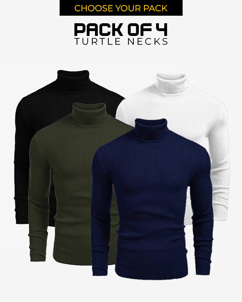 Turtle Neck Pack of 4