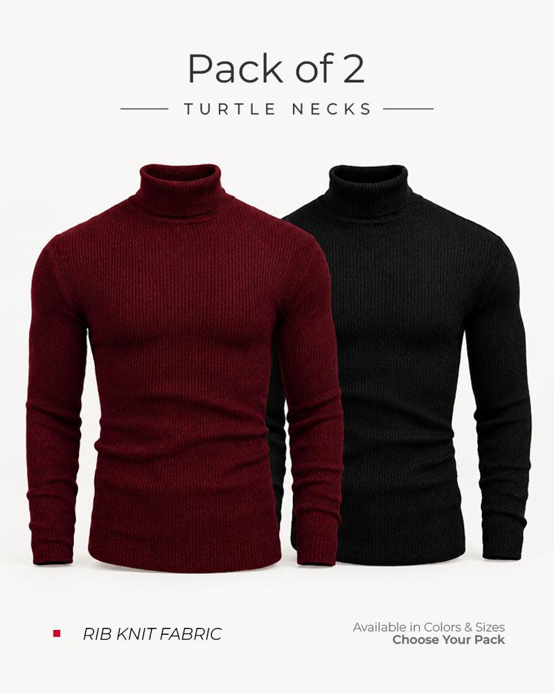 Turtle Neck Pack of 2