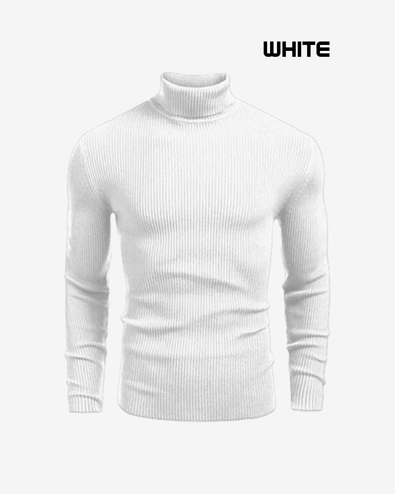 White Turtle Neck