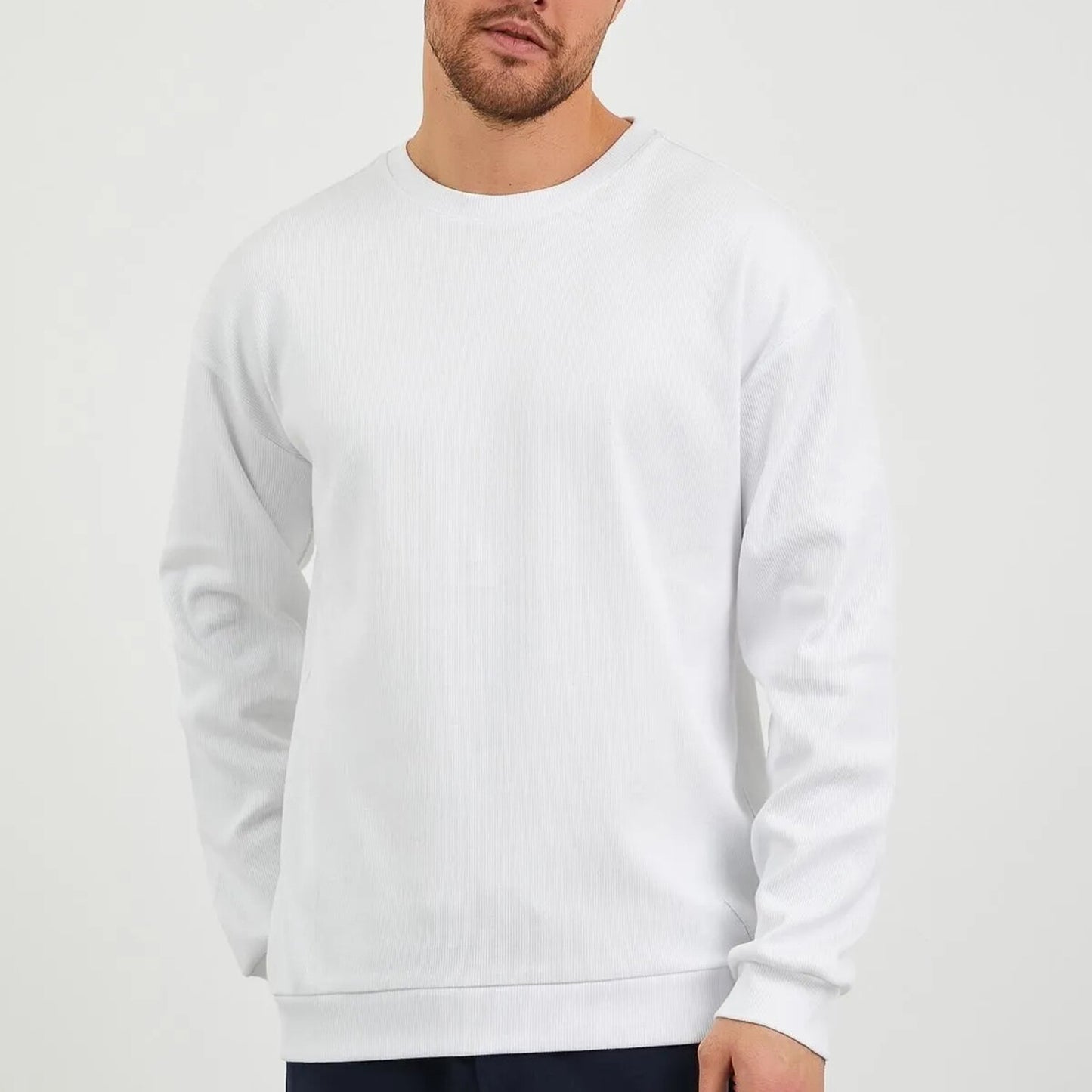 Basic White Sweatshirt